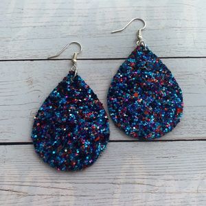 Faux Leather Earrings